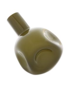 HUNTER GREEN ABSTRACT VASE